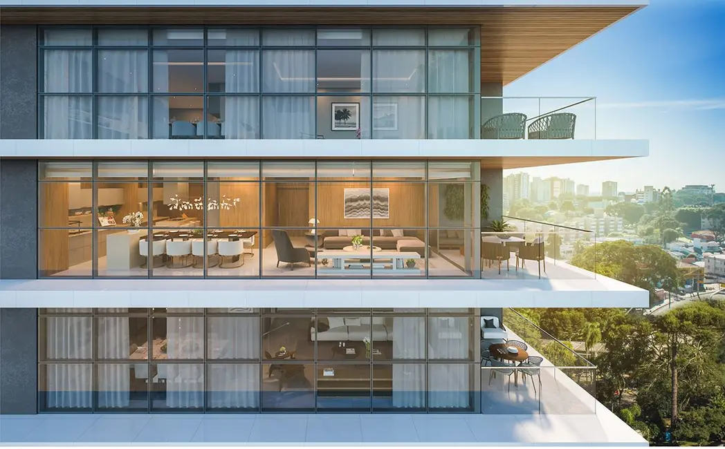 Foto 3 de Apartamento com 3 quartos à venda, 398m2 em Cabral, Curitiba - PR