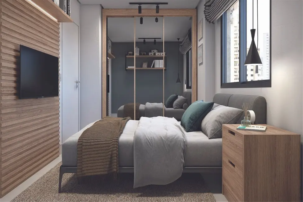 Foto 9 de Apartamento com 1 quarto à venda, 29m2 em Centro, Curitiba - PR