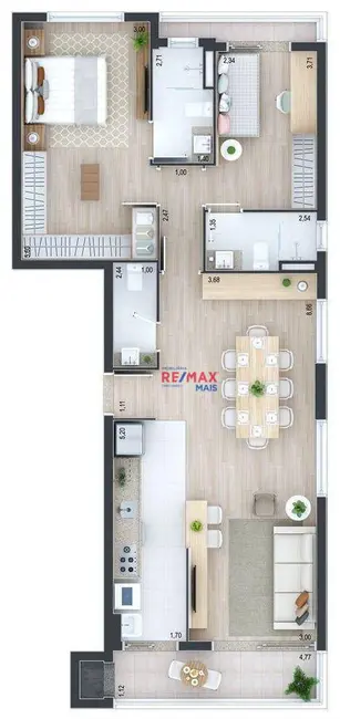 Foto 1 de Apartamento com 3 quartos à venda, 284m2 em Cabral, Curitiba - PR