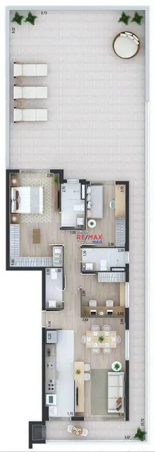 Foto 6 de Apartamento com 3 quartos à venda, 284m2 em Cabral, Curitiba - PR