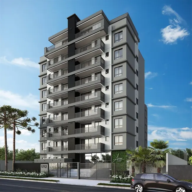 Foto 2 de Apartamento com 2 quartos à venda, 57m2 em Centro, Curitiba - PR