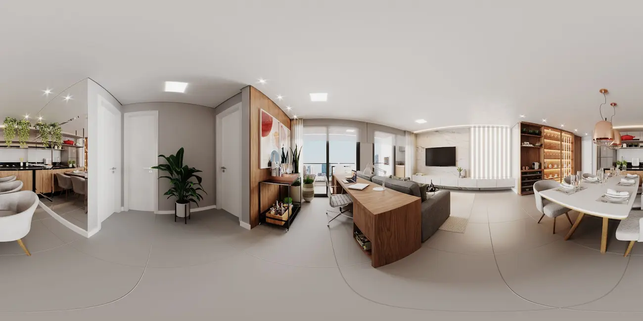 Foto 6 de Apartamento com 2 quartos à venda, 104m2 em Capão Raso, Curitiba - PR