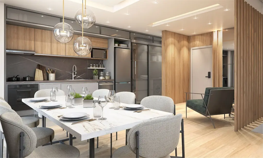 Foto 5 de Apartamento com 2 quartos à venda, 58m2 em Centro, Curitiba - PR