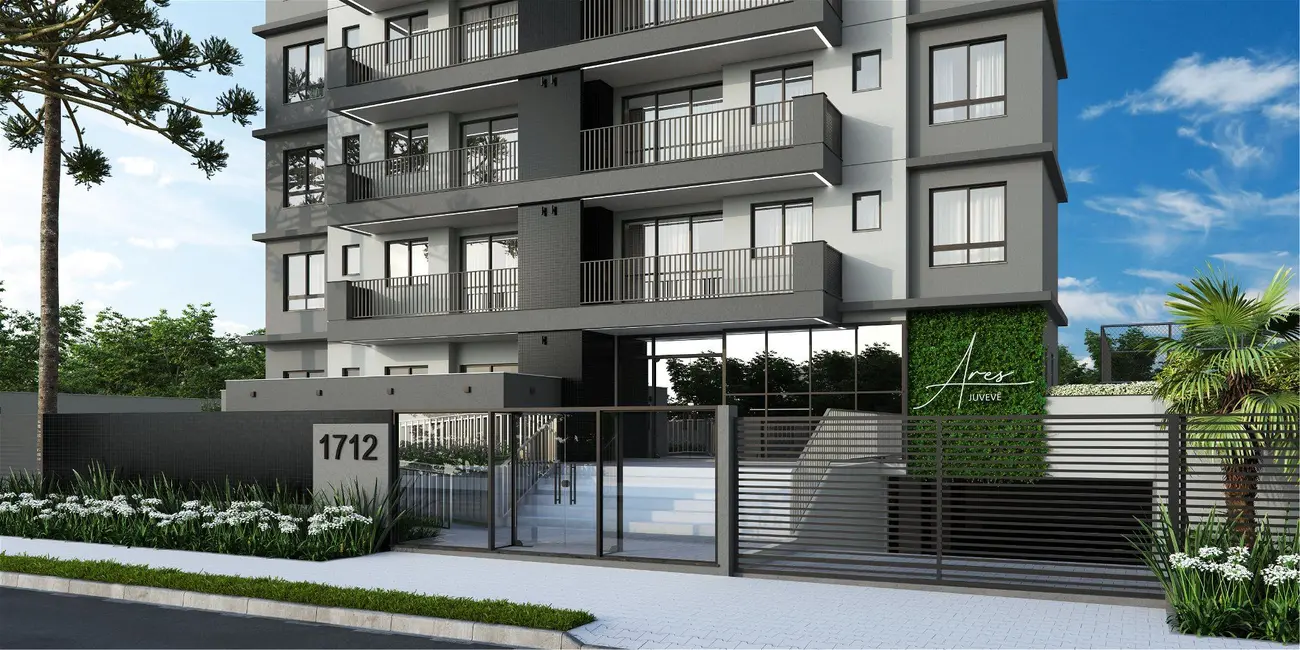 Foto 3 de Apartamento com 2 quartos à venda, 56m2 em Centro, Curitiba - PR