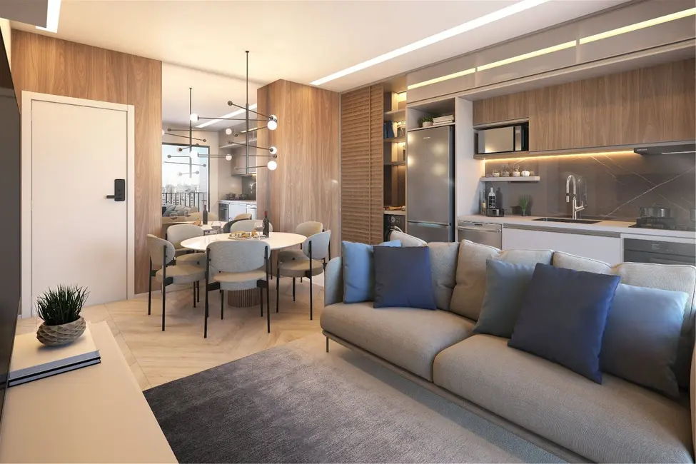 Foto 6 de Apartamento com 2 quartos à venda, 55m2 em Centro, Curitiba - PR