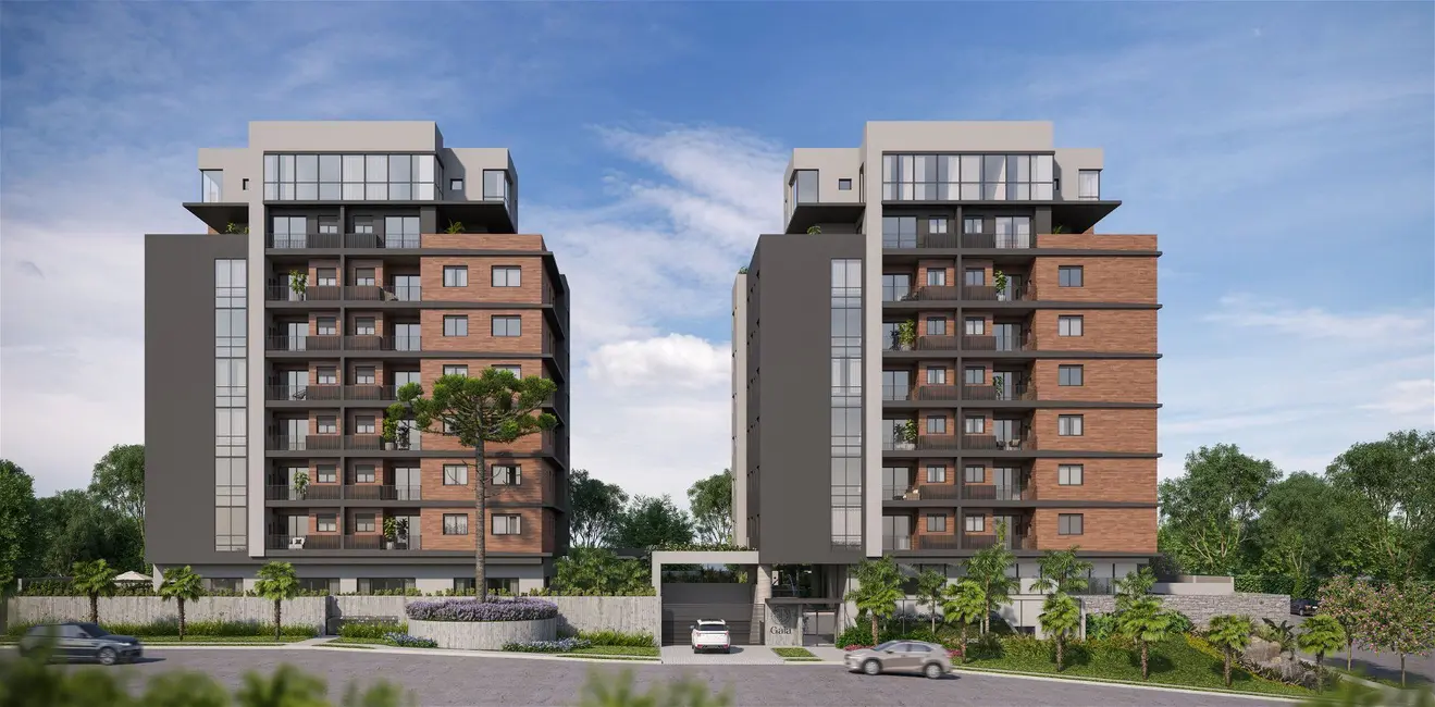 Foto 3 de Apartamento com 3 quartos à venda, 91m2 em Cabral, Curitiba - PR