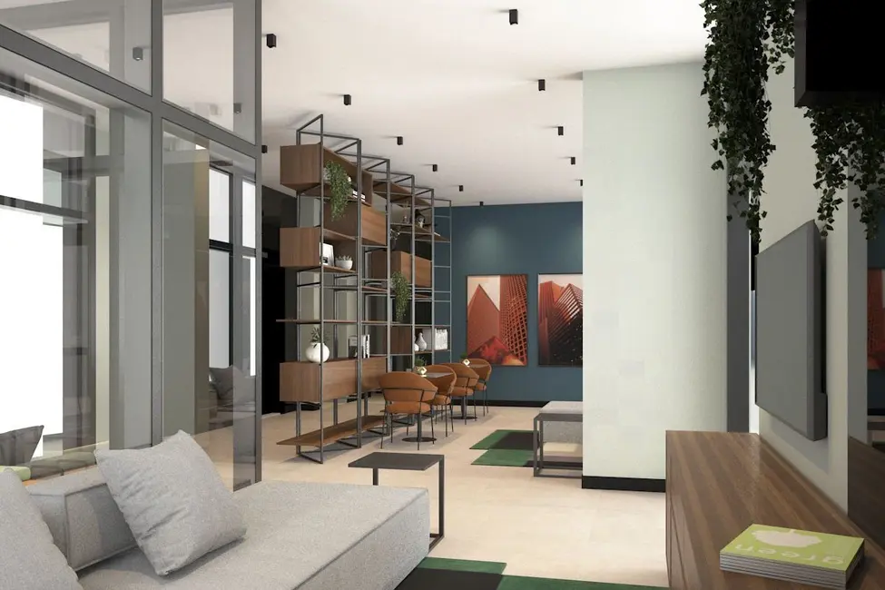 Foto 2 de Apartamento com 1 quarto à venda, 29m2 em Centro, Curitiba - PR