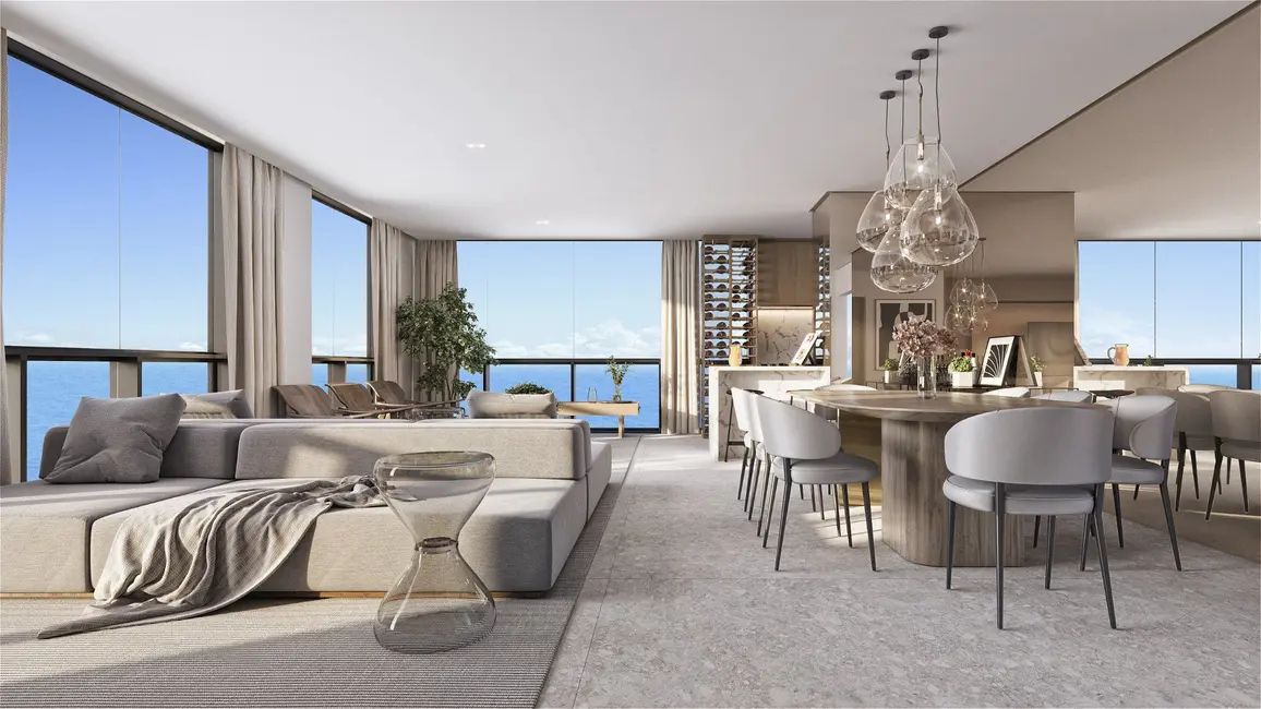 Foto 3 de Apartamento com 4 quartos à venda, 158m2 em Meia Praia, Itapema - SC