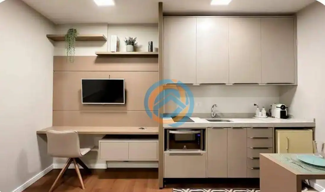 Foto 3 de Apartamento com 1 quarto à venda, 31m2 em Centro, Curitiba - PR