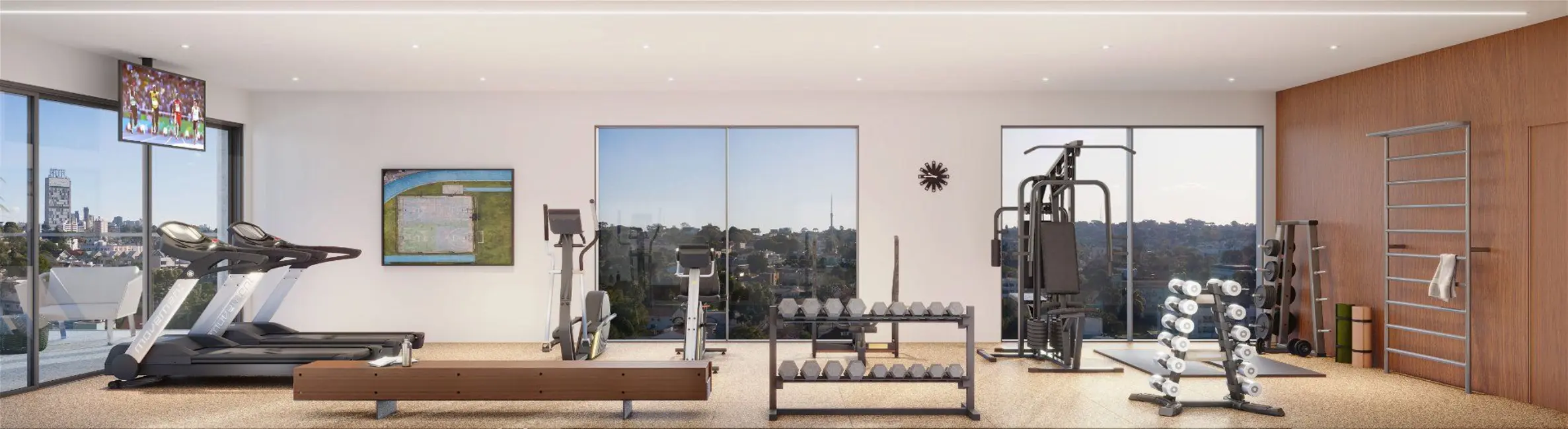 Apartamento com 1 quarto à venda, 48m2 em Centro Cívico, Curitiba - PR - imagem 5 Foto 5 de Apartamento com 1 quarto à venda, 48m2 em Centro Cívico, Curitiba - PR