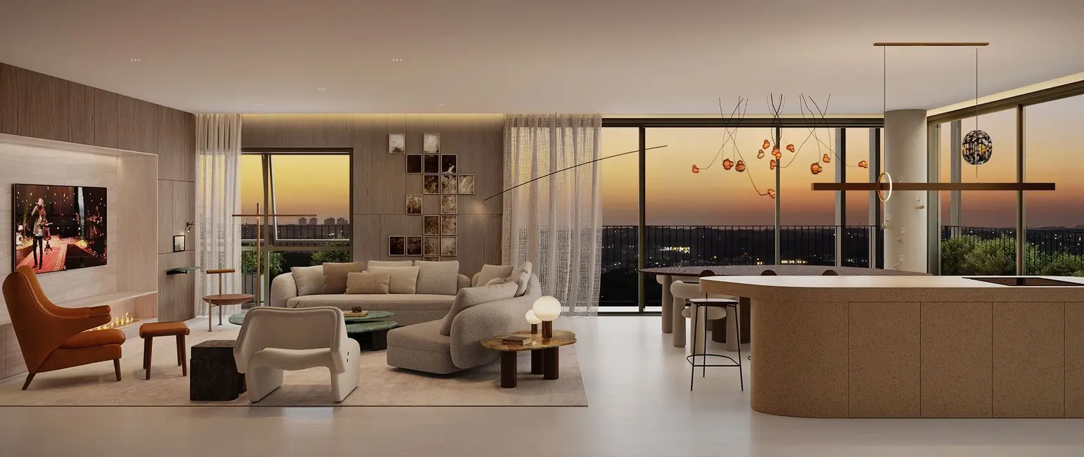 Apartamento com 2 quartos à venda, 240m2 em Batel, Curitiba - PR - imagem 5 Foto 5 de Apartamento com 2 quartos à venda, 240m2 em Batel, Curitiba - PR