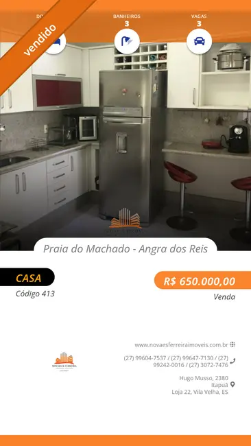 Foto 1 de Casa com 2 quartos à venda, 600m2 em Angra Dos Reis - RJ