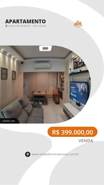 Foto 1 de Apartamento com 2 quartos à venda em Ilha dos Bentos, Vila Velha - ES