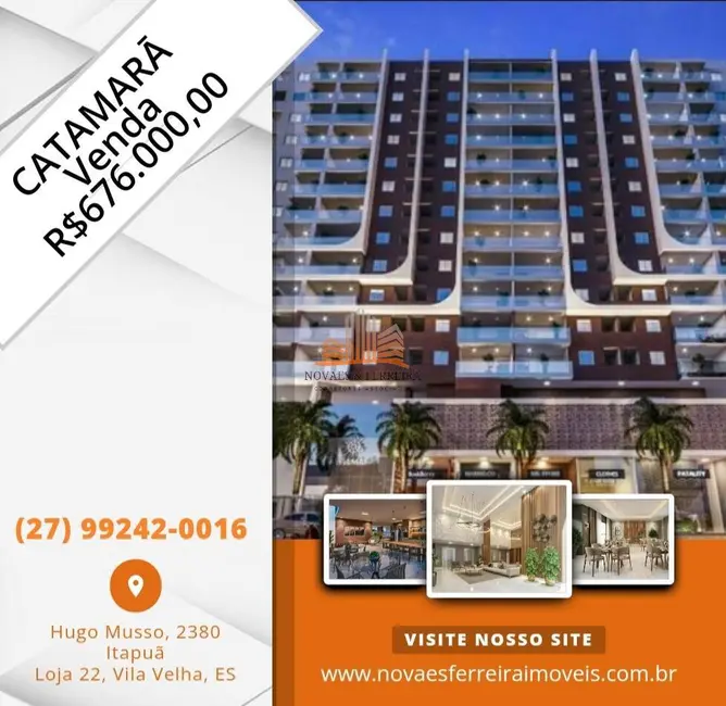 Foto 1 de Apartamento com 2 quartos à venda, 76m2 em Praia da Costa, Vila Velha - ES