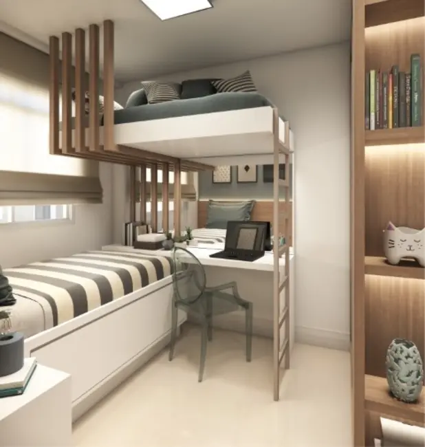 Apartamento com 2 quartos à venda, 40m2 em Jardim Campo Verde, Almirante Tamandare - PR - imagem 9 Foto 9 de Apartamento com 2 quartos à venda, 40m2 em Jardim Campo Verde, Almirante Tamandare - PR