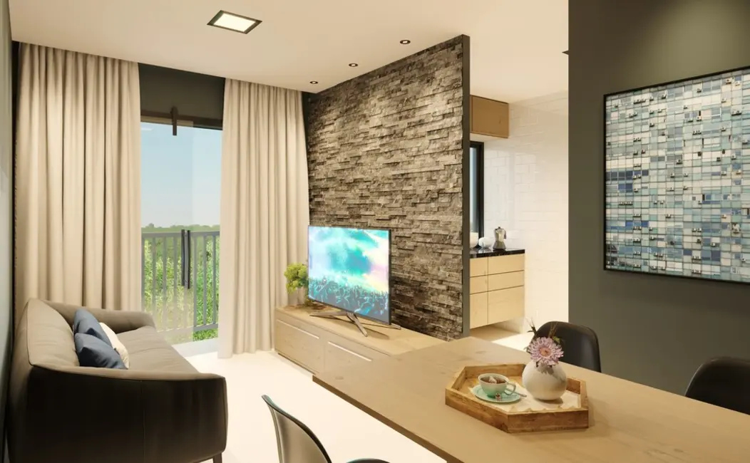 Apartamento com 2 quartos à venda, 44m2 em Weissópolis, Pinhais - PR - imagem 3 Foto 3 de Apartamento com 2 quartos à venda, 44m2 em Weissópolis, Pinhais - PR