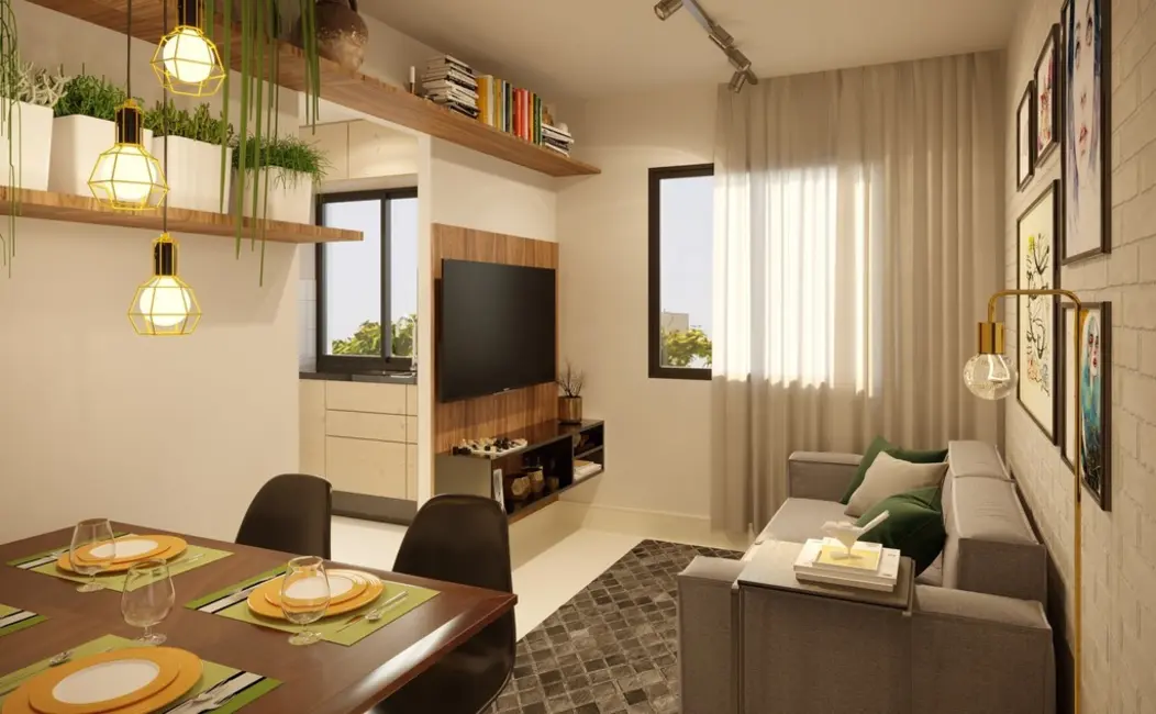 Apartamento com 2 quartos à venda, 44m2 em Weissópolis, Pinhais - PR - imagem 4 Foto 4 de Apartamento com 2 quartos à venda, 44m2 em Weissópolis, Pinhais - PR