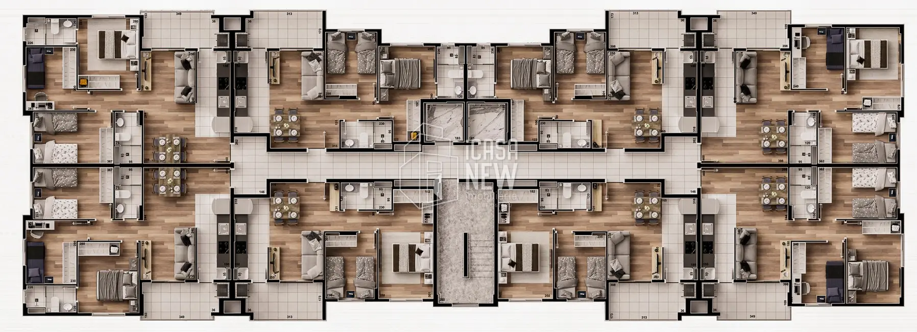 Foto 36 de Apartamento com 3 quartos à venda, 64m2 em Campo Comprido, Curitiba - PR