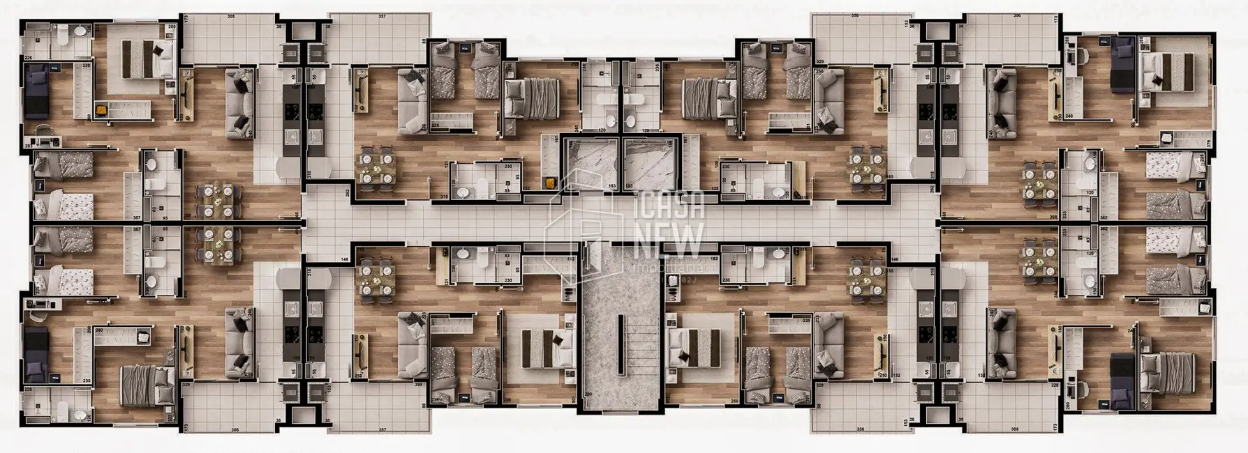 Foto 37 de Apartamento com 3 quartos à venda, 64m2 em Campo Comprido, Curitiba - PR