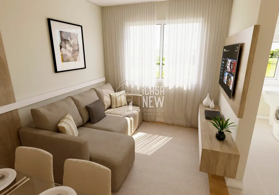 Foto 3 de Apartamento com 2 quartos à venda, 46m2 em Cidade Industrial, Curitiba - PR