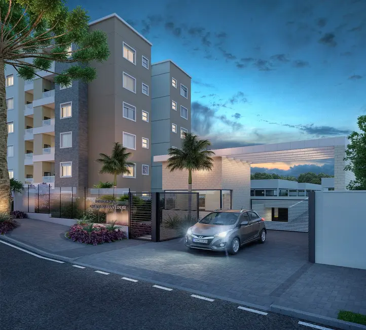 Foto 3 de Apartamento com 2 quartos à venda, 52m2 em Campo Comprido, Curitiba - PR