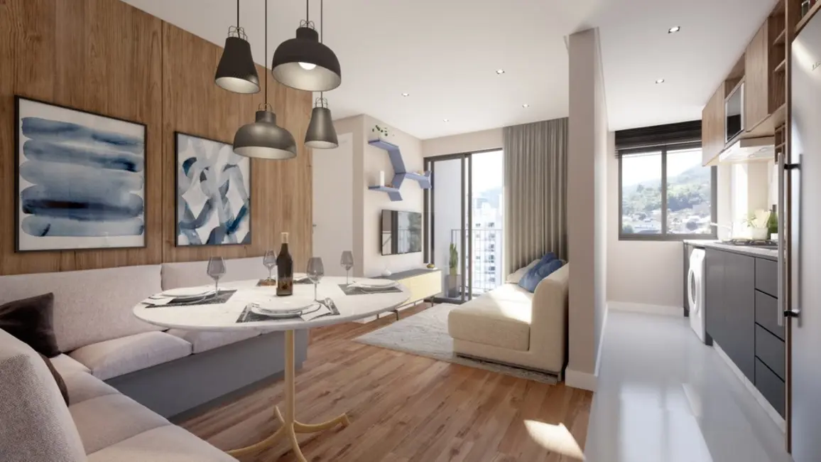 Foto 2 de Apartamento com 3 quartos à venda, 53m2 em Tingui, Curitiba - PR