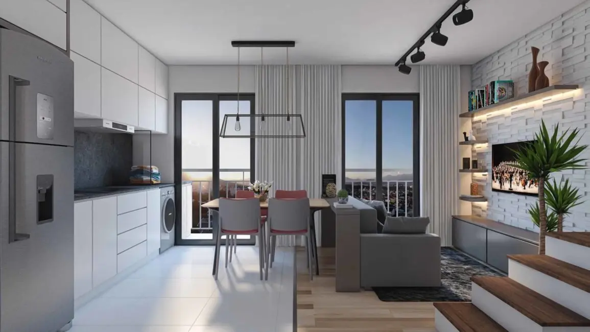 Foto 6 de Loft / Flat com 1 quarto à venda, 26m2 em Tingui, Curitiba - PR