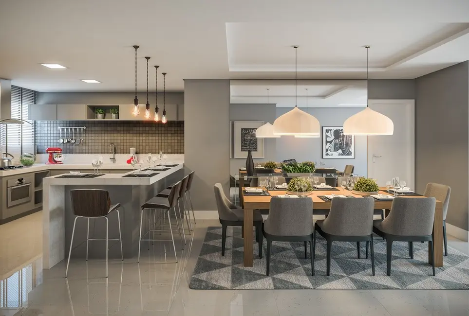 Foto 6 de Apartamento com 3 quartos à venda, 160m2 em Cabral, Curitiba - PR