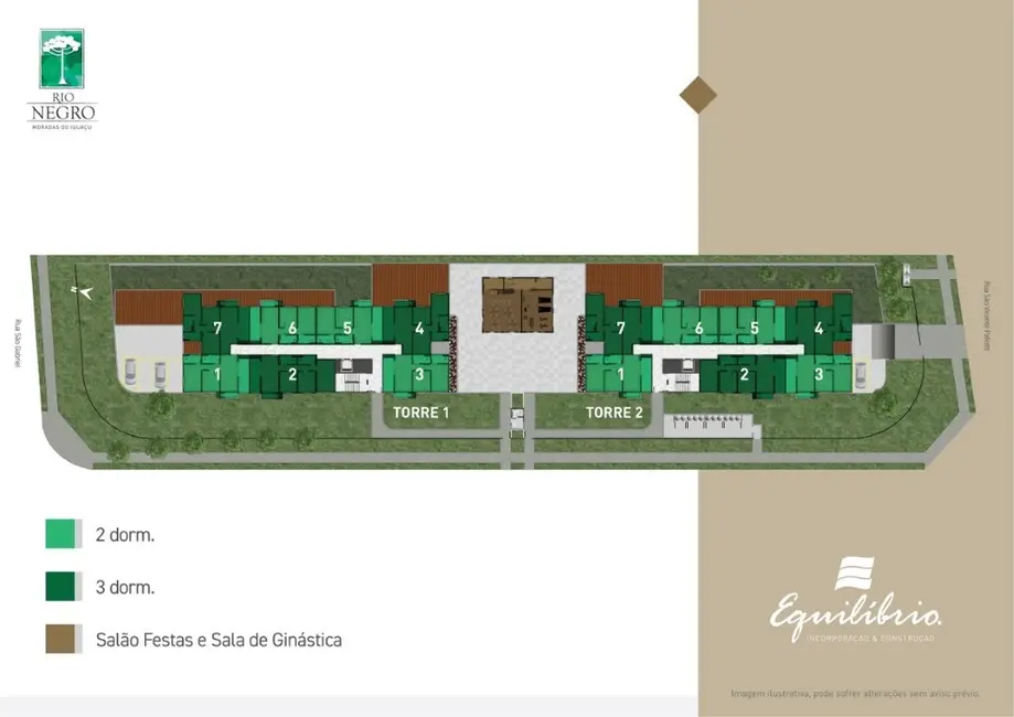 Apartamento com 3 quartos à venda, 68m2 em Cajuru, Curitiba - PR - imagem 4 Foto 4 de Apartamento com 3 quartos à venda, 68m2 em Cajuru, Curitiba - PR