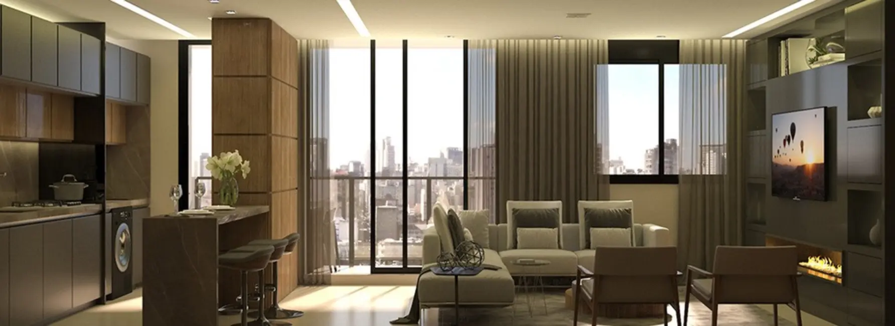 Apartamento com 3 quartos à venda, 85m2 em Cabral, Curitiba - PR - imagem 8 Foto 8 de Apartamento com 3 quartos à venda, 85m2 em Cabral, Curitiba - PR