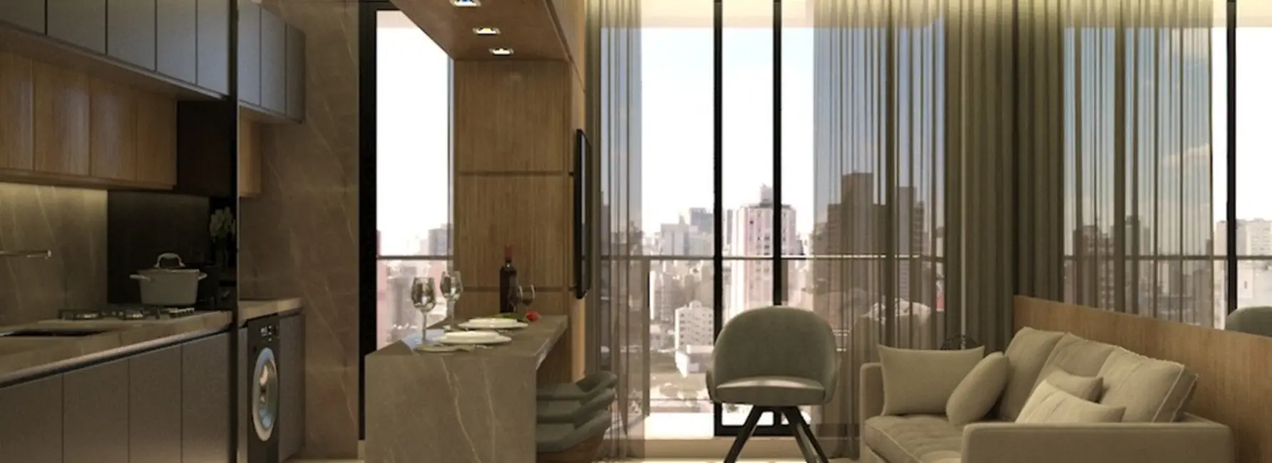 Foto 5 de Apartamento com 3 quartos à venda, 85m2 em Cabral, Curitiba - PR