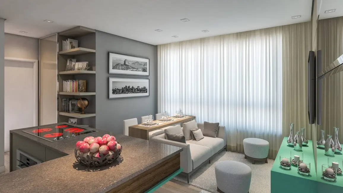 Apartamento com 2 quartos à venda, 84m2 em São Francisco, Curitiba - PR - imagem 7 Foto 7 de Apartamento com 2 quartos à venda, 84m2 em São Francisco, Curitiba - PR