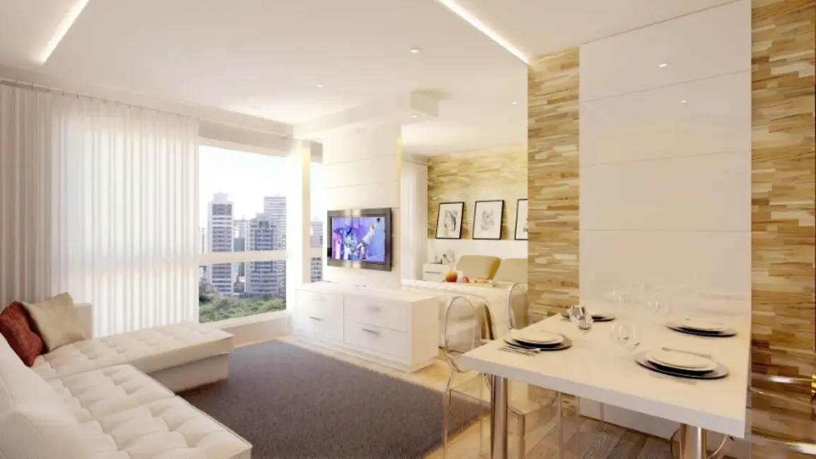 Foto 4 de Apartamento com 1 quarto à venda, 33m2 em Centro, Curitiba - PR