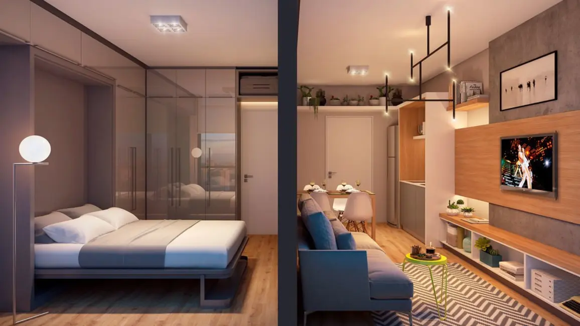 Foto 4 de Apartamento com 1 quarto à venda, 30m2 em Centro, Curitiba - PR