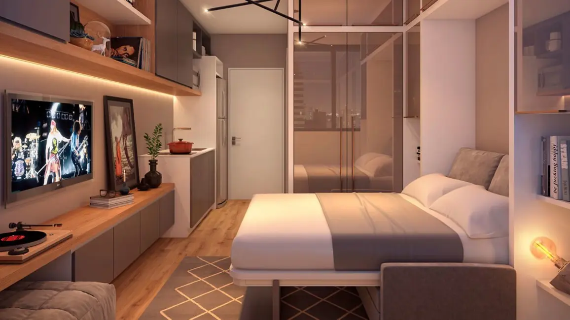 Foto 7 de Apartamento com 1 quarto à venda, 30m2 em Centro, Curitiba - PR