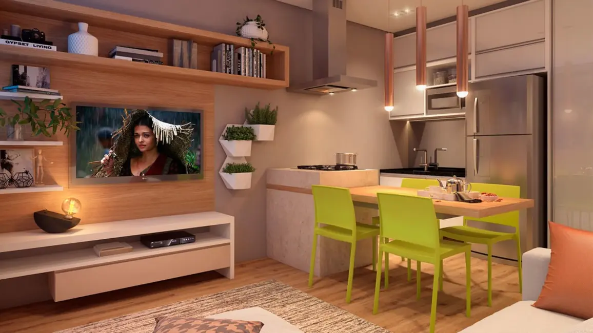 Foto 6 de Apartamento com 1 quarto à venda, 26m2 em Centro, Curitiba - PR