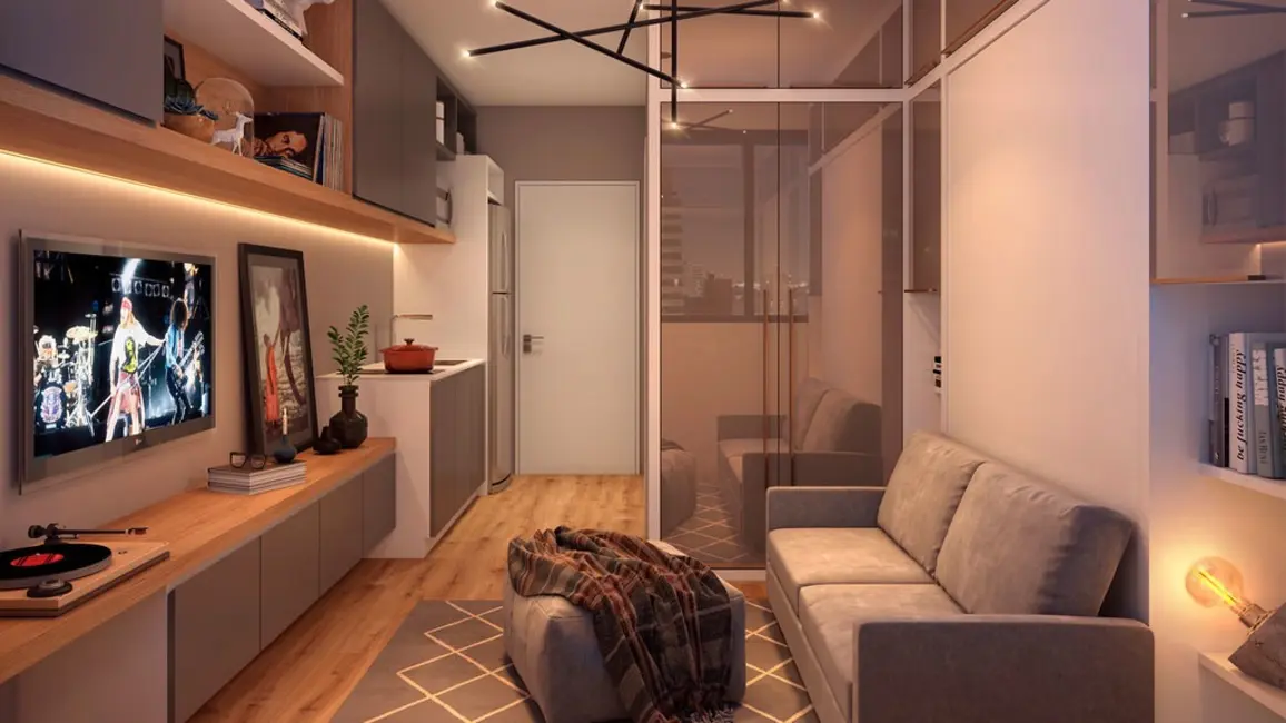 Foto 5 de Apartamento com 1 quarto à venda, 26m2 em Centro, Curitiba - PR