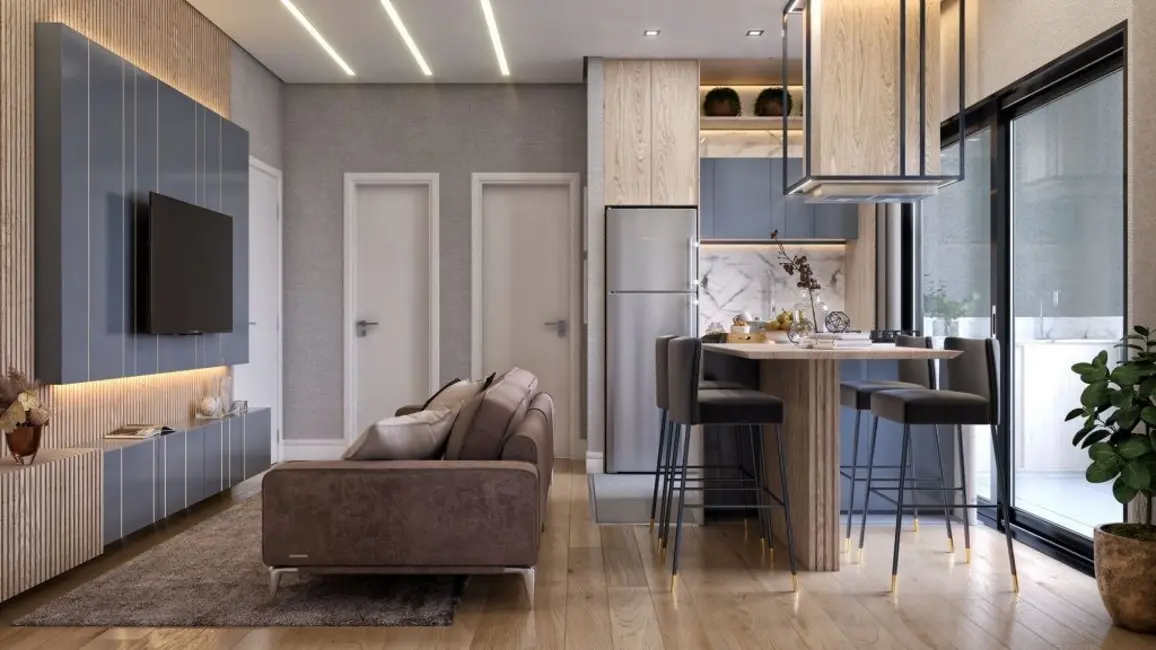 Foto 3 de Apartamento com 2 quartos à venda, 53m2 em Cidade Industrial, Curitiba - PR