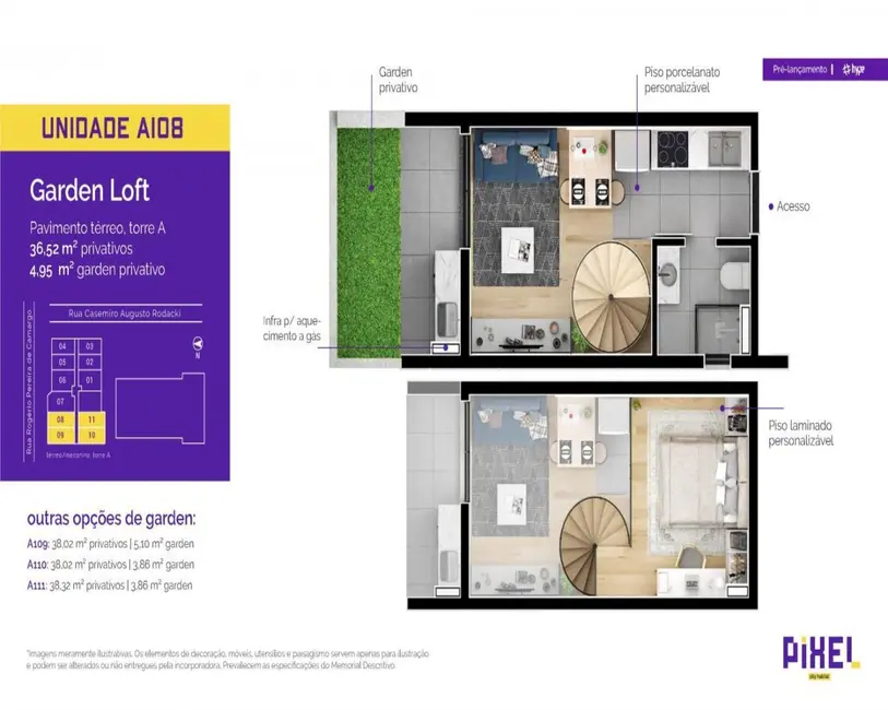 Foto 2 de Apartamento com 1 quarto à venda, 55m2 em Campo Comprido, Curitiba - PR