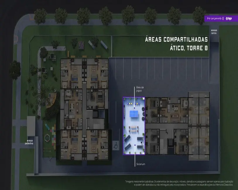 Foto 5 de Apartamento com 1 quarto à venda, 55m2 em Campo Comprido, Curitiba - PR