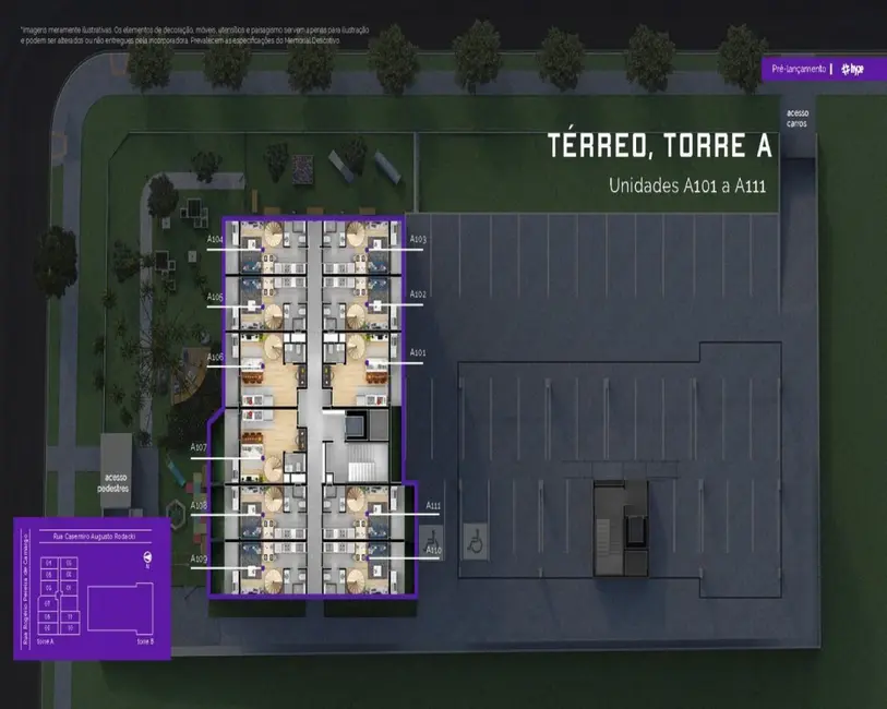 Foto 4 de Apartamento com 1 quarto à venda, 37m2 em Campo Comprido, Curitiba - PR