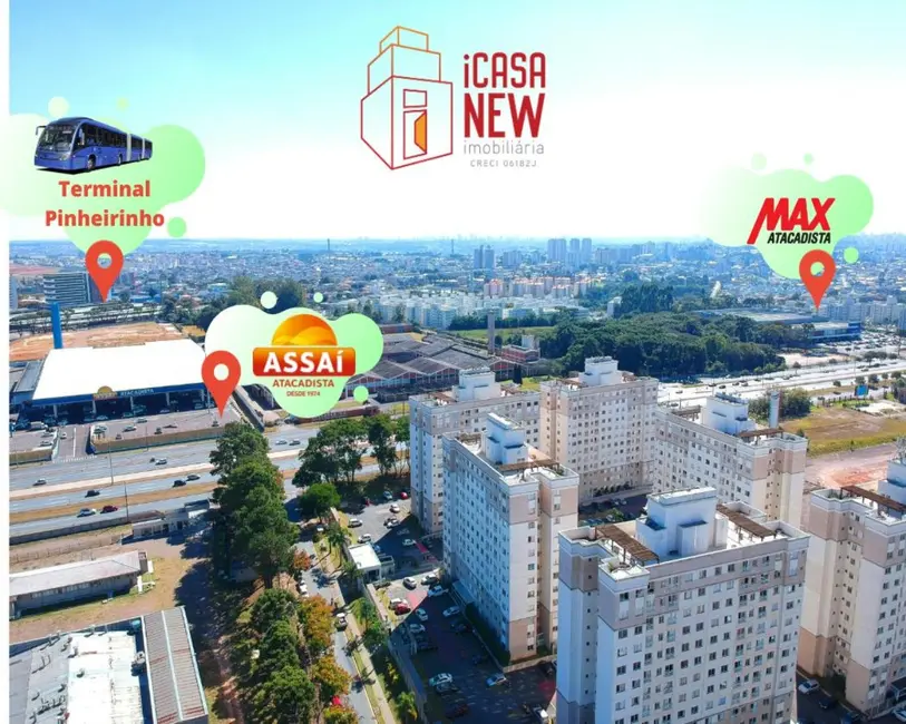 Foto 4 de Apartamento com 2 quartos à venda, 51m2 em Pinheirinho, Curitiba - PR