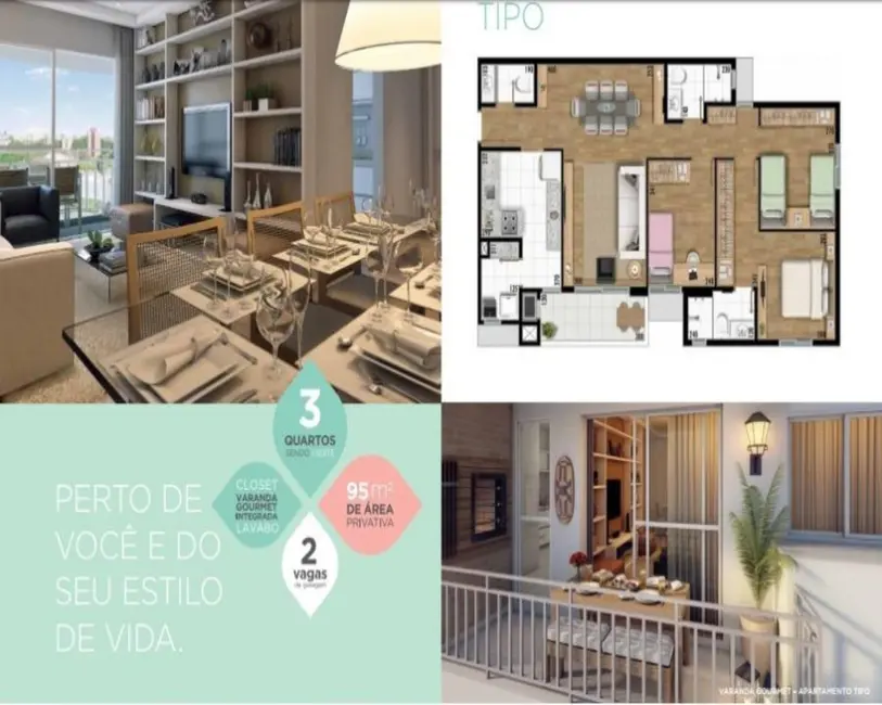 Apartamento com 3 quartos à venda, 96m2 em Hugo Lange, Curitiba - PR - imagem 9 Foto 9 de Apartamento com 3 quartos à venda, 96m2 em Hugo Lange, Curitiba - PR