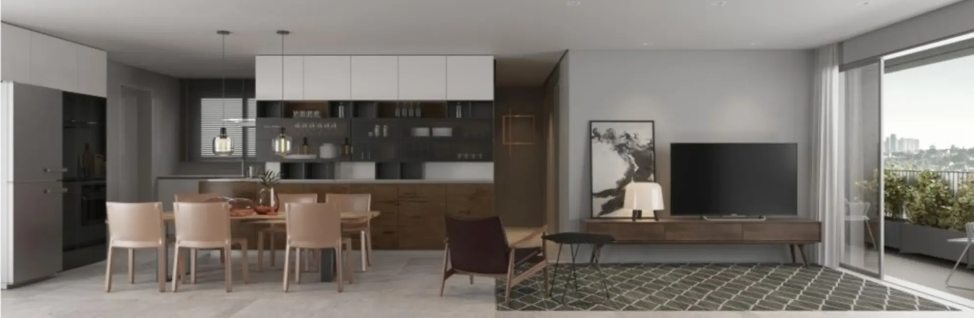 Foto 7 de Apartamento com 3 quartos à venda, 95m2 em Ahú, Curitiba - PR