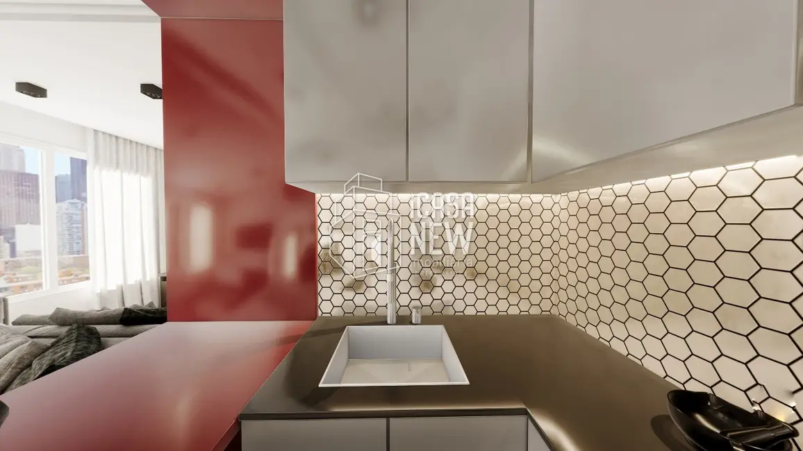 Apartamento com 1 quarto à venda, 35m2 em Rebouças, Curitiba - PR - imagem 3 Foto 3 de Apartamento com 1 quarto à venda, 35m2 em Rebouças, Curitiba - PR