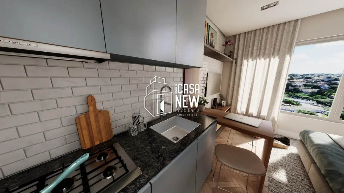 Foto 4 de Apartamento com 1 quarto à venda, 19m2 em Rebouças, Curitiba - PR
