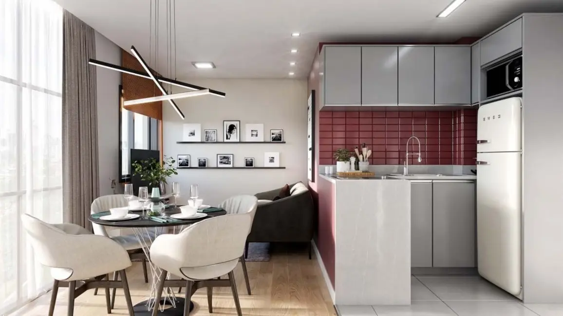 Foto 3 de Apartamento com 1 quarto à venda, 36m2 em Tingui, Curitiba - PR