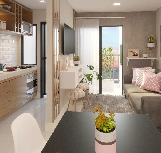 Foto 3 de Apartamento com 2 quartos à venda, 49m2 em Cidade Industrial, Curitiba - PR