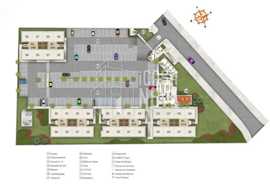 Apartamento com 2 quartos à venda, 53m2 em Tindiquera, Araucaria - PR - imagem 8 Foto 8 de Apartamento com 2 quartos à venda, 53m2 em Tindiquera, Araucaria - PR