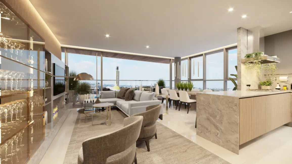 Foto 5 de Apartamento com 3 quartos à venda, 155m2 em Água Verde, Curitiba - PR